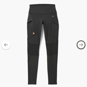 Fjallraven Abisko Trekking Black Leggings